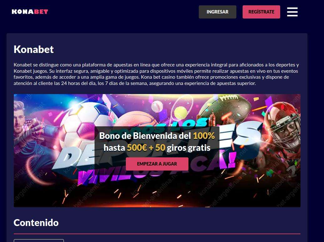 Análisis de la variedad de juegos en Konabet