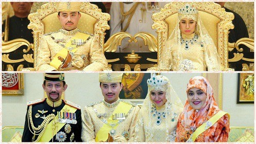 La boda del príncipe de Brunei