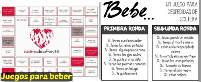 juegos para beber