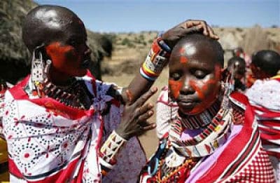 Sudáfrica tribus Africanos ndbele imán turístico viajes vacaciones de resina de novia