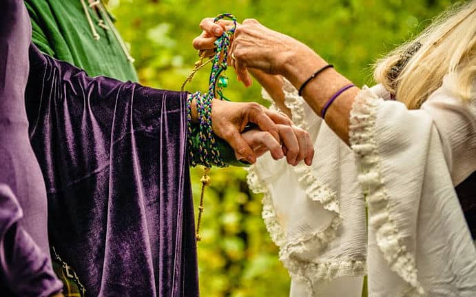 Ritual de una boda celta