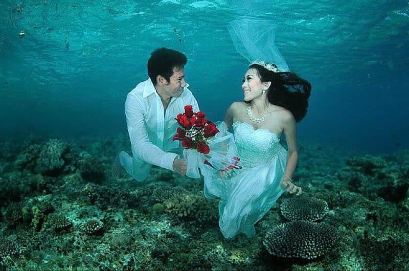 Amor bajo el agua