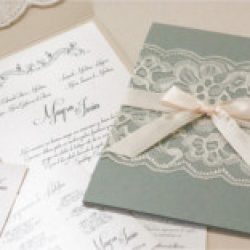 Invitación de boda vintage 9